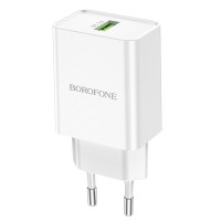  Lādētājs Borofone BN5 QC 3.0 18W white 
